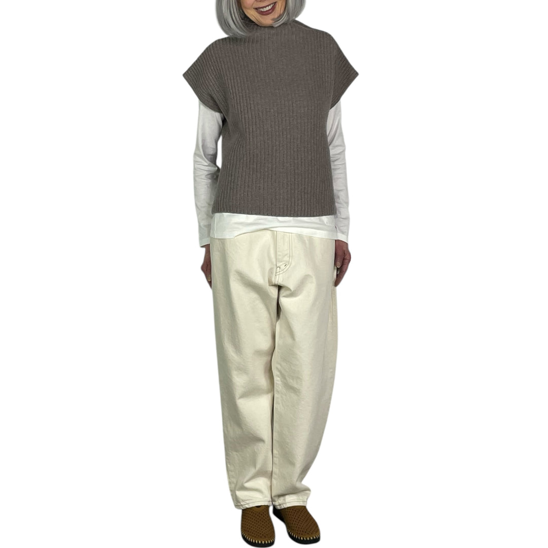 RIBBED BOXY SWEATER