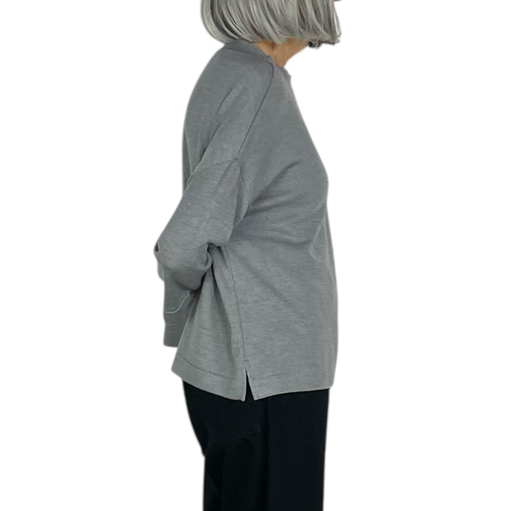 BOATNECK KNIT PULLOVER