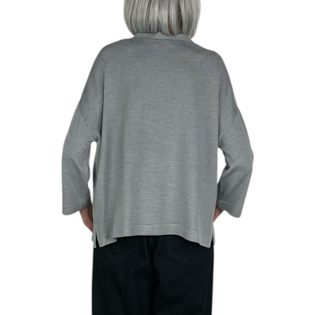 BOATNECK KNIT PULLOVER