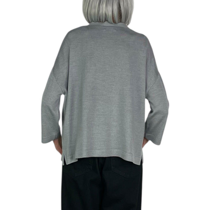 BOATNECK KNIT PULLOVER