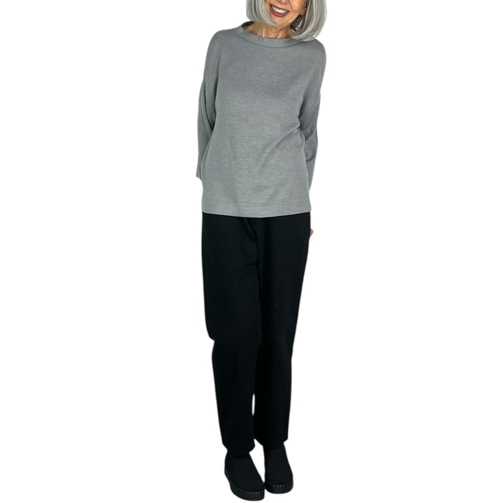 BOATNECK KNIT PULLOVER