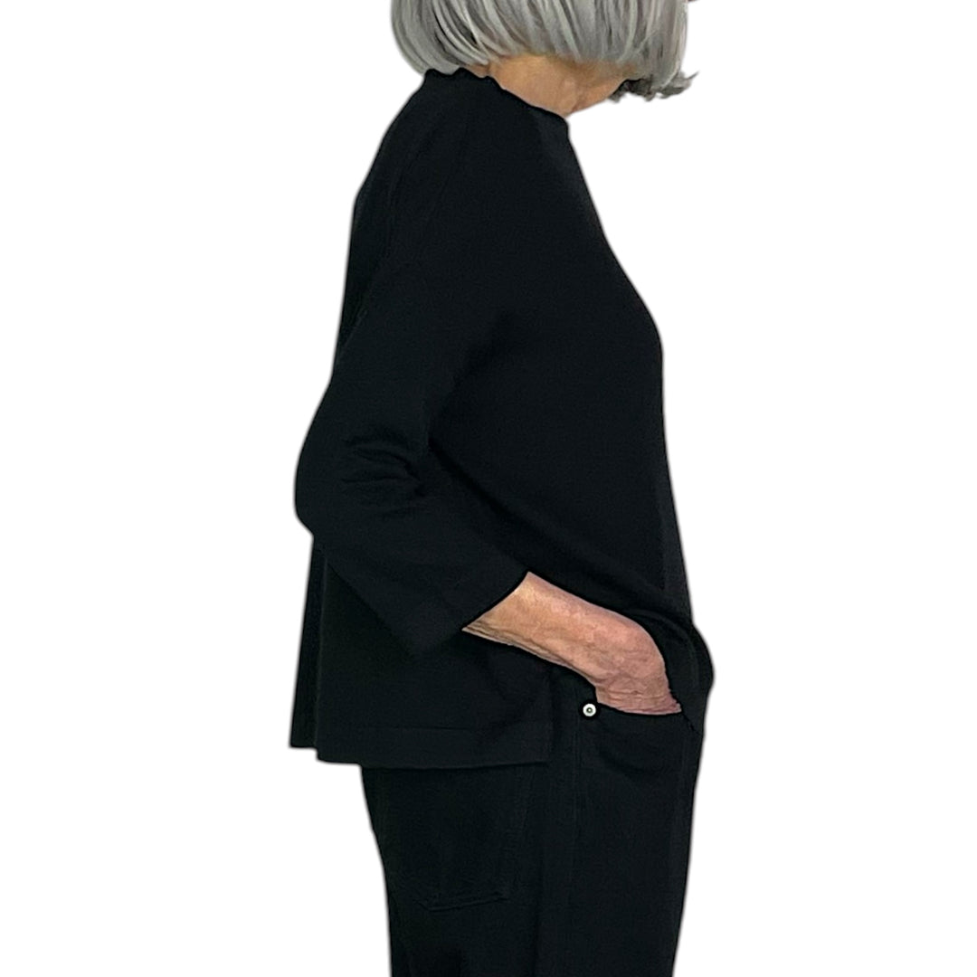 BOATNECK KNIT PULLOVER