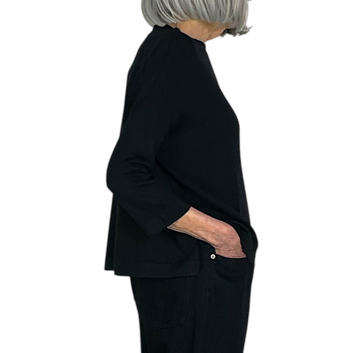BOATNECK KNIT PULLOVER