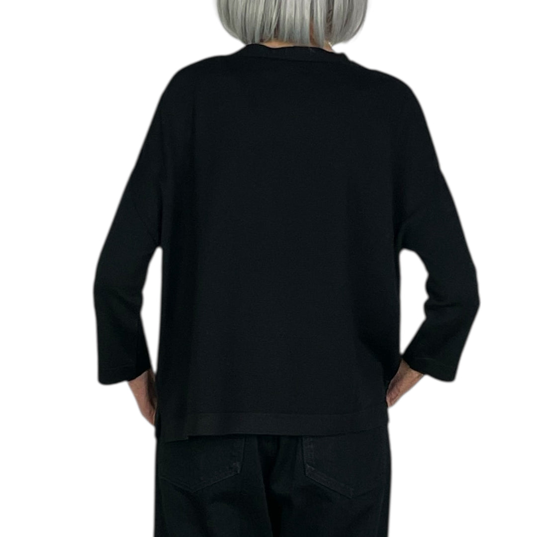 BOATNECK KNIT PULLOVER