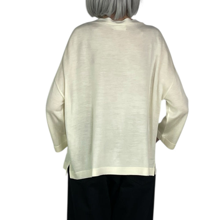BOATNECK KNIT PULLOVER