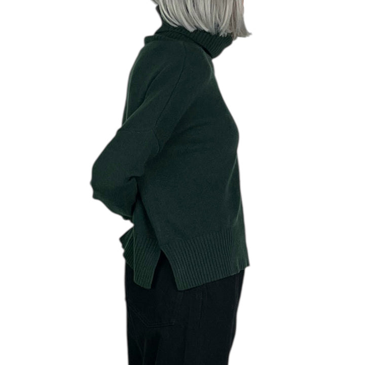 TURTLENECK SWEATER W/THUMB SLITS