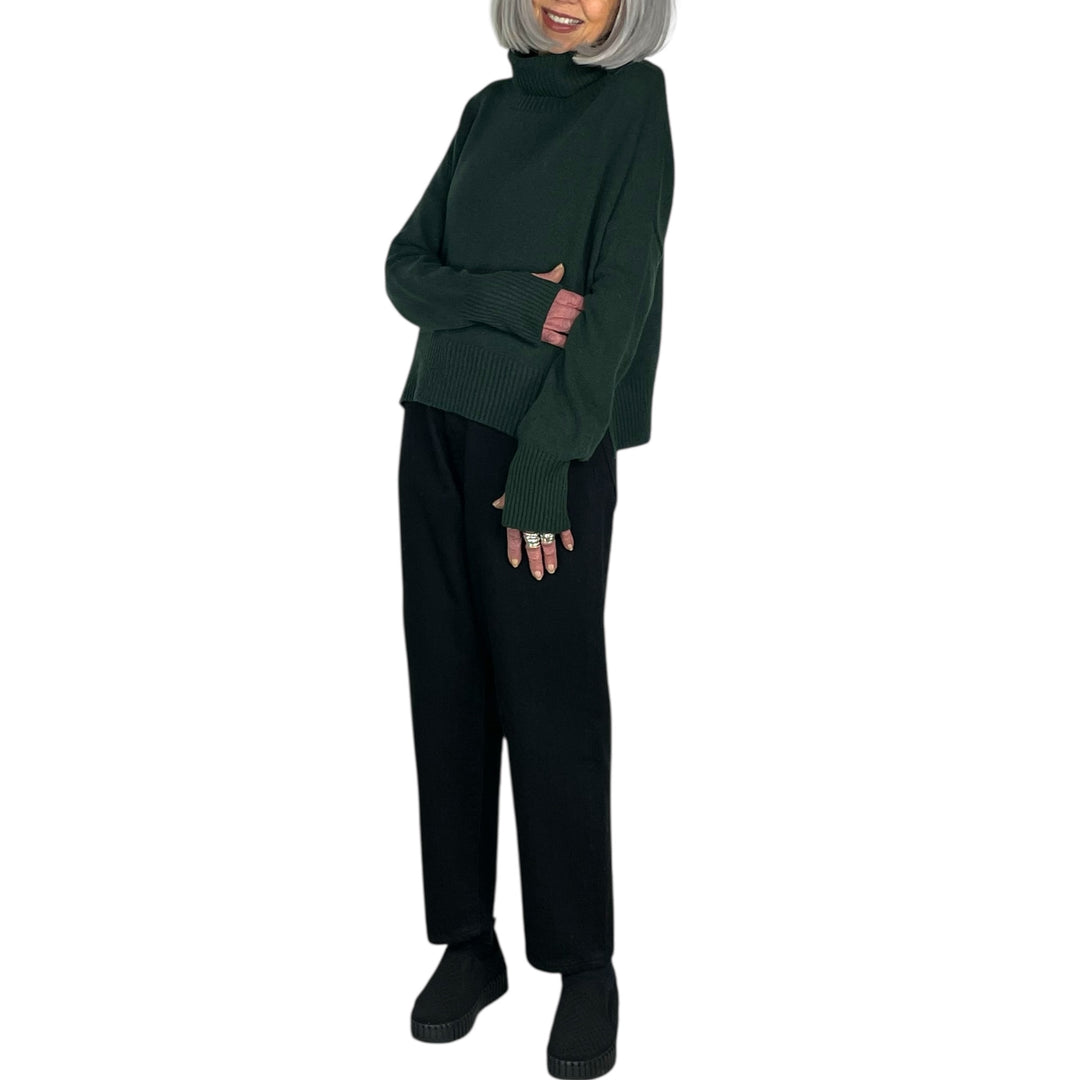 TURTLENECK SWEATER W/THUMB SLITS