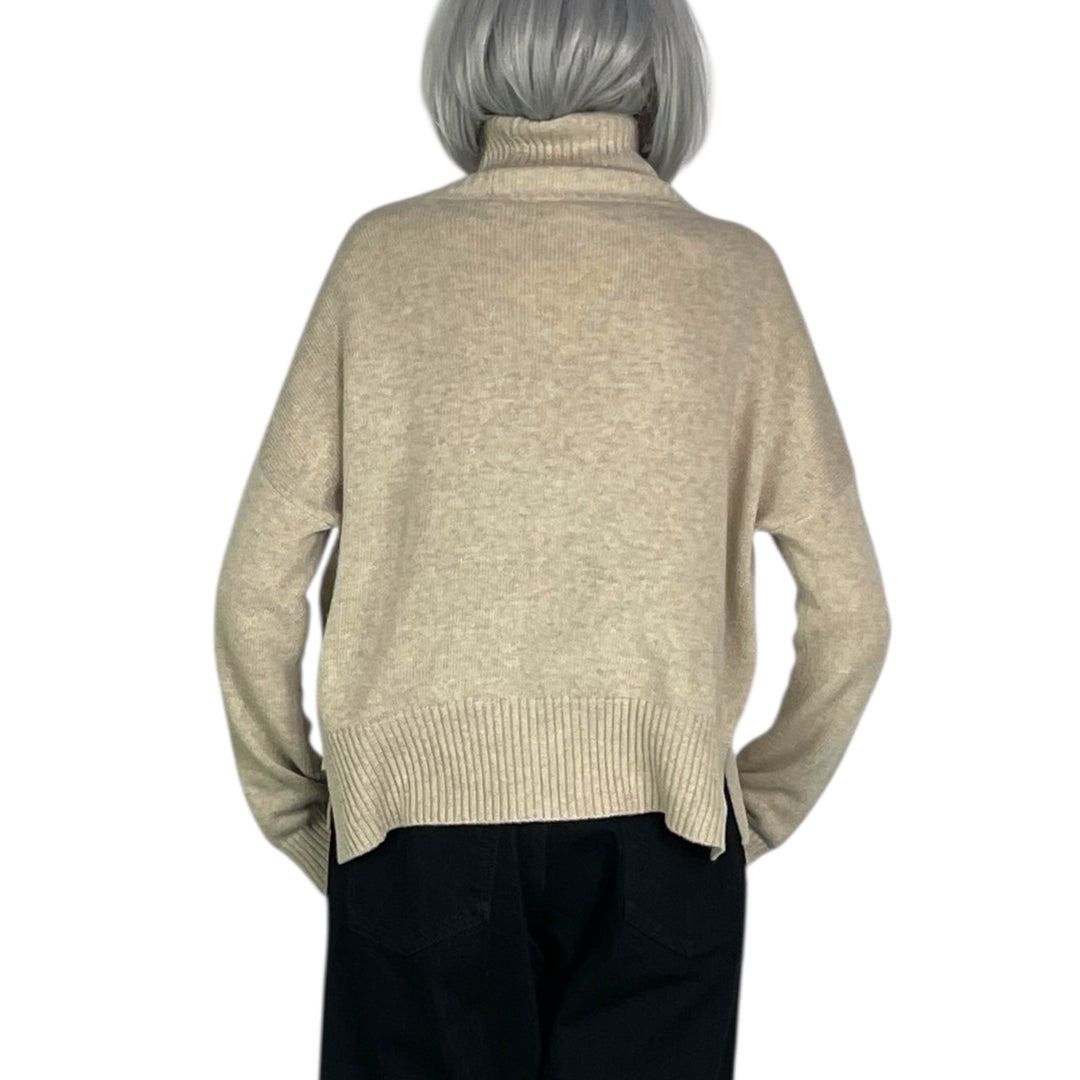 TURTLENECK SWEATER W/THUMB SLITS