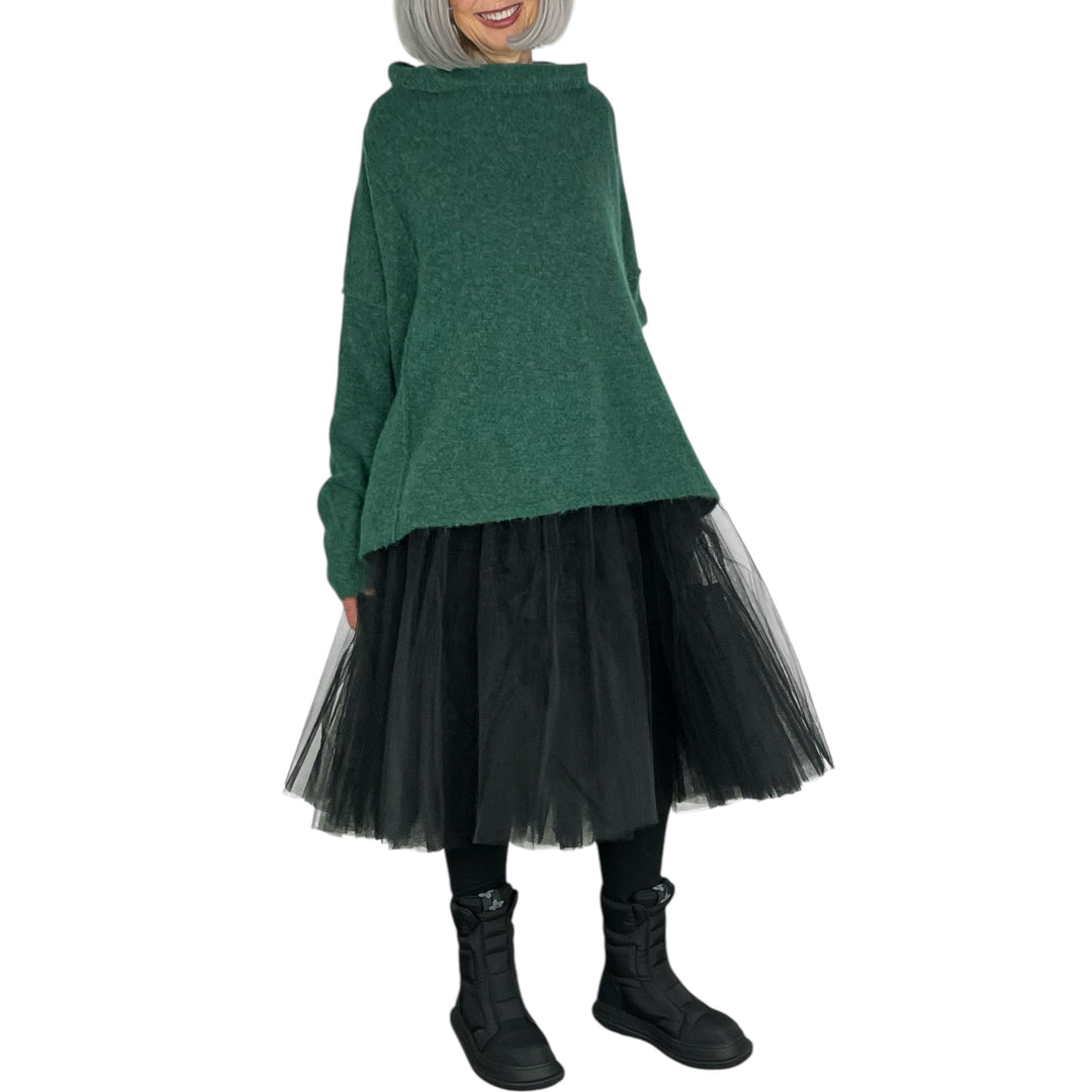 COWL NECK SWEATER