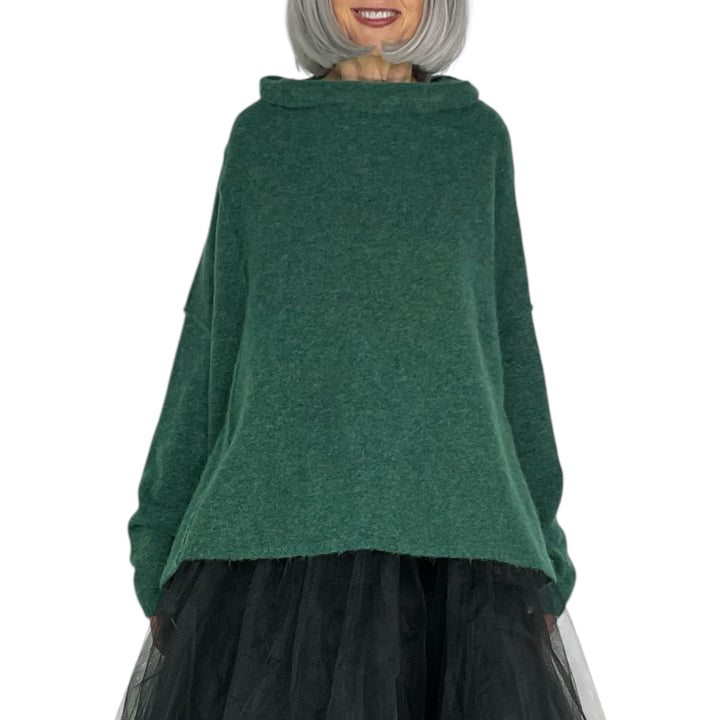 COWL NECK SWEATER