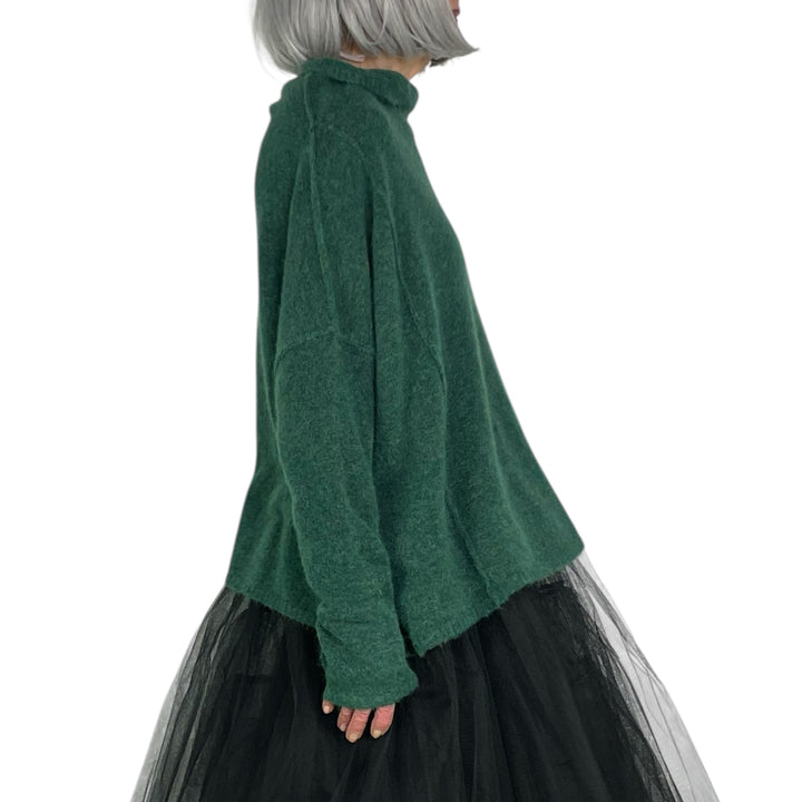 COWL NECK SWEATER
