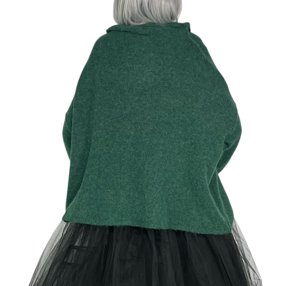 COWL NECK SWEATER