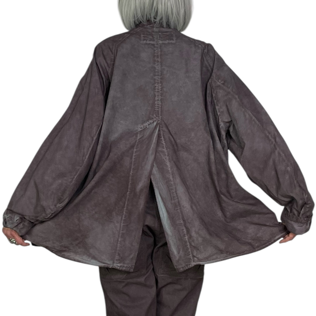 BI-COLOR POPLIN SHIRT
