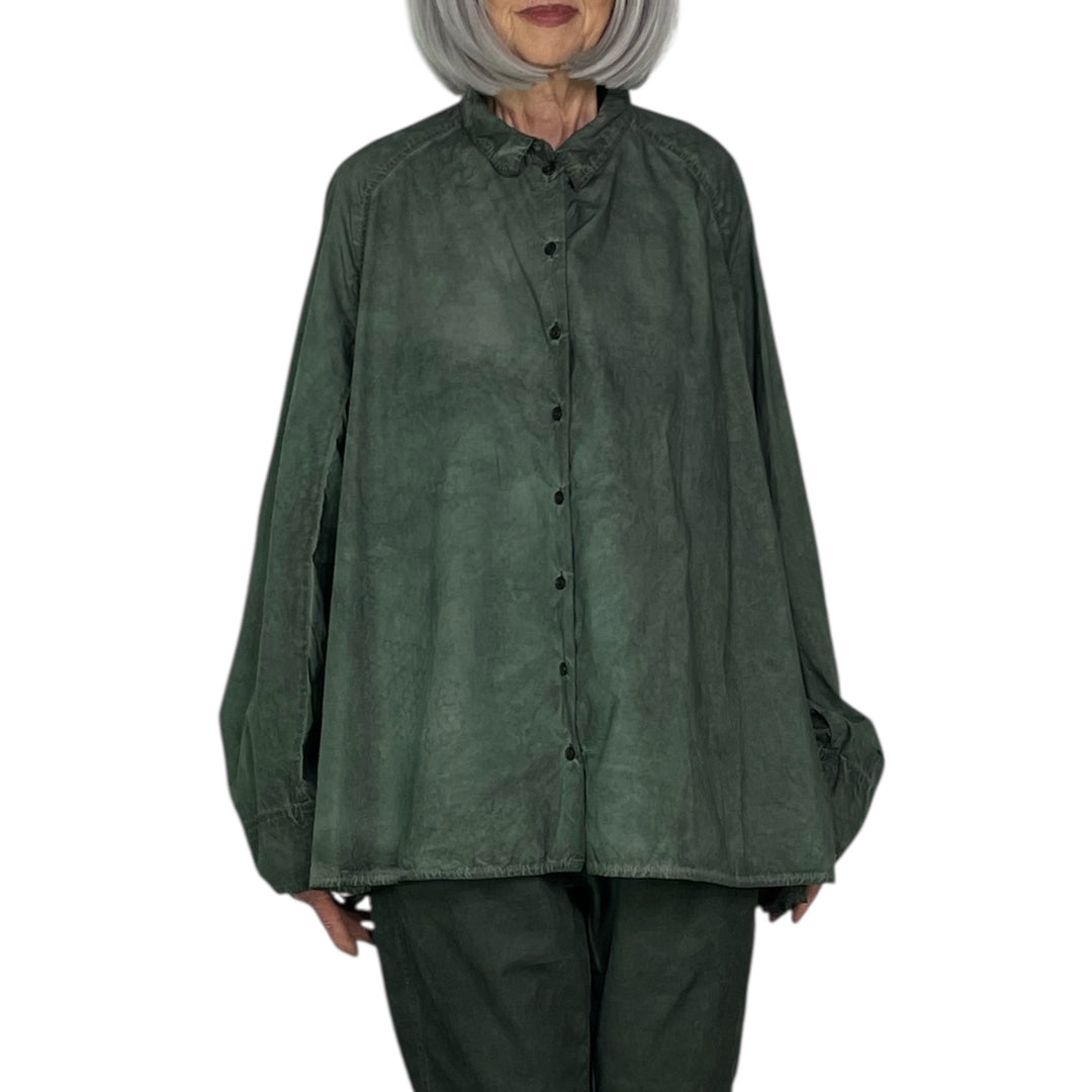 BI-COLOR POPLIN SHIRT