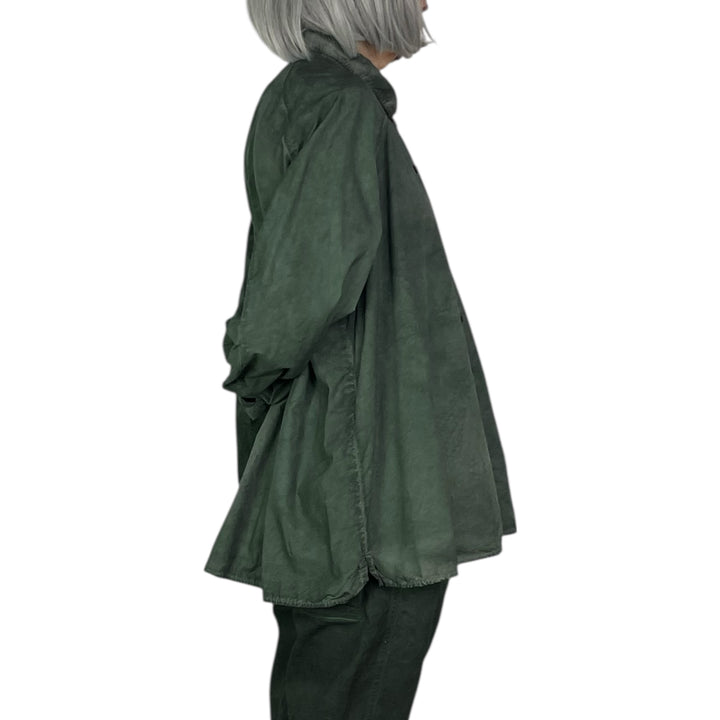 BI-COLOR POPLIN SHIRT