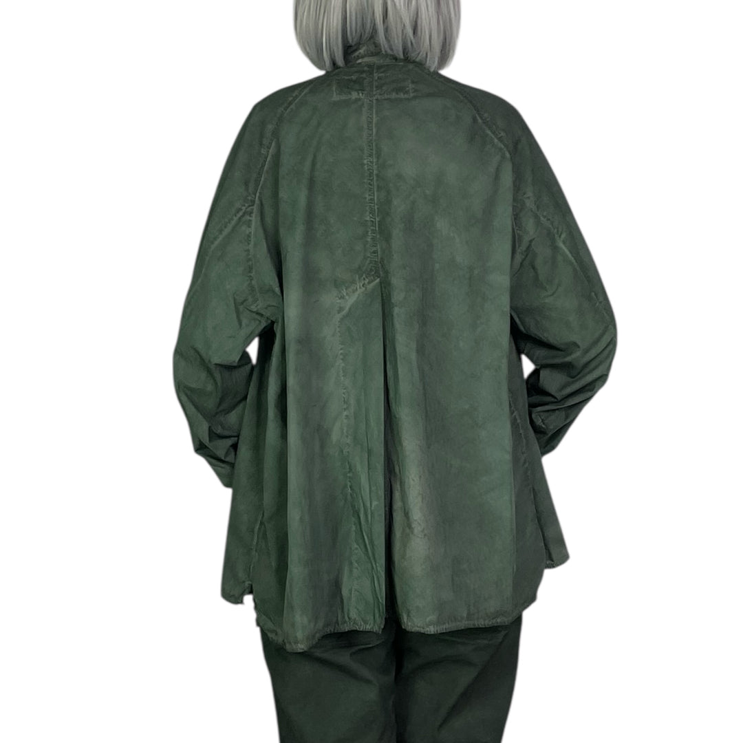BI-COLOR POPLIN SHIRT