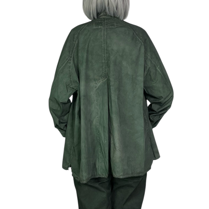 BI-COLOR POPLIN SHIRT