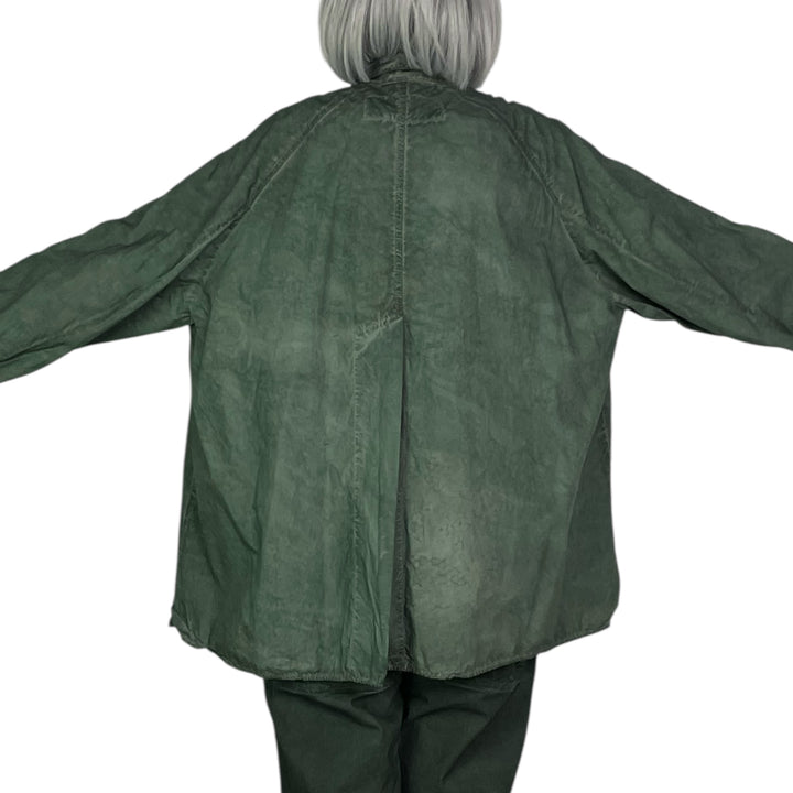 BI-COLOR POPLIN SHIRT