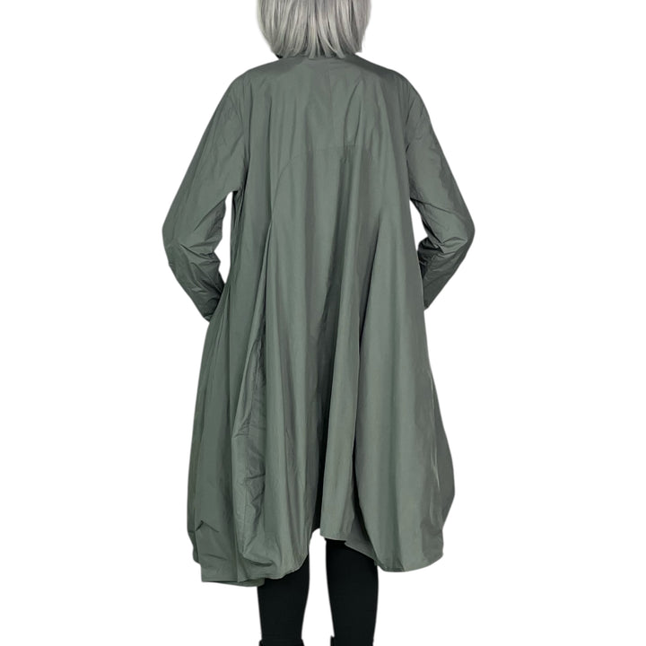MEMORY CRUSH BUTTON DRESS