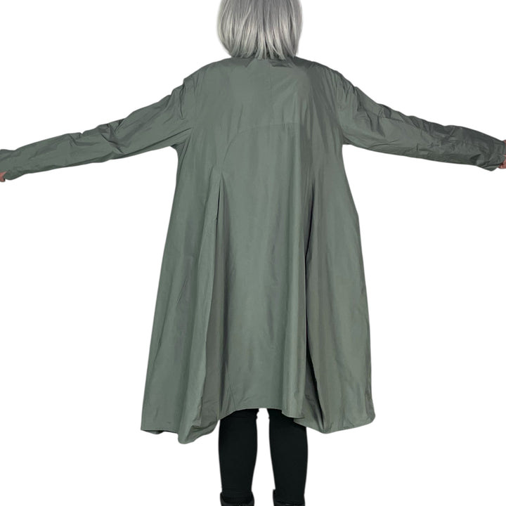 MEMORY CRUSH BUTTON DRESS