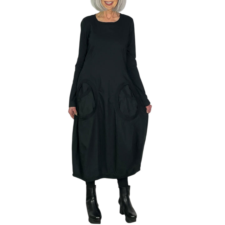CIRCLE POCKETS DRESS