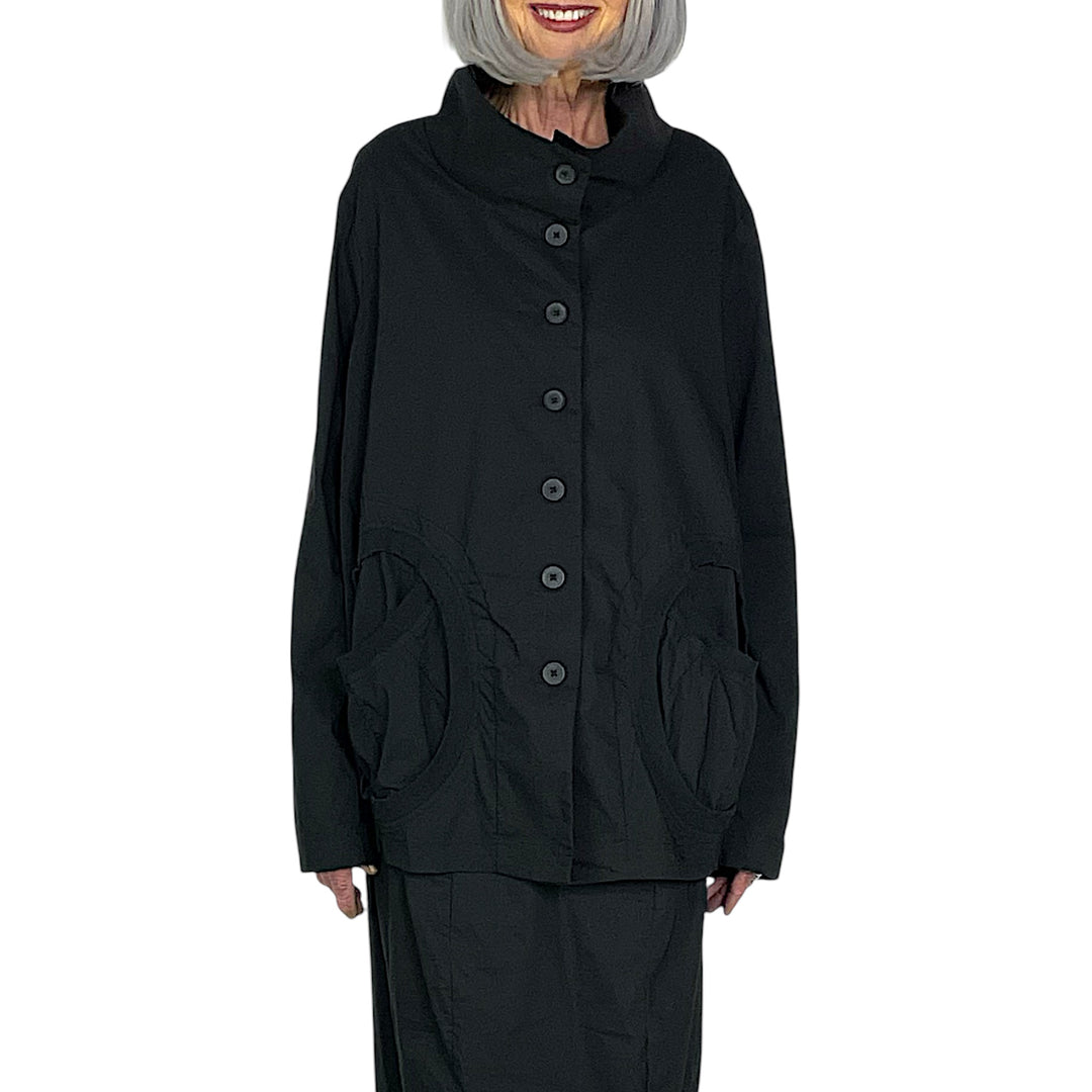CIRCLE POCKETS JACKET