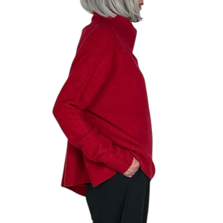 MOCK NECK PULLOVER SWEATER