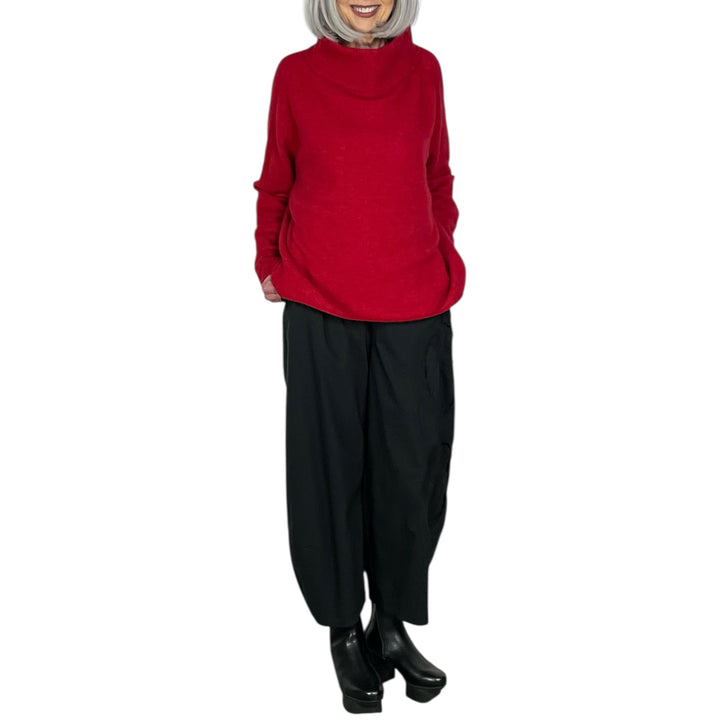 MOCK NECK PULLOVER SWEATER