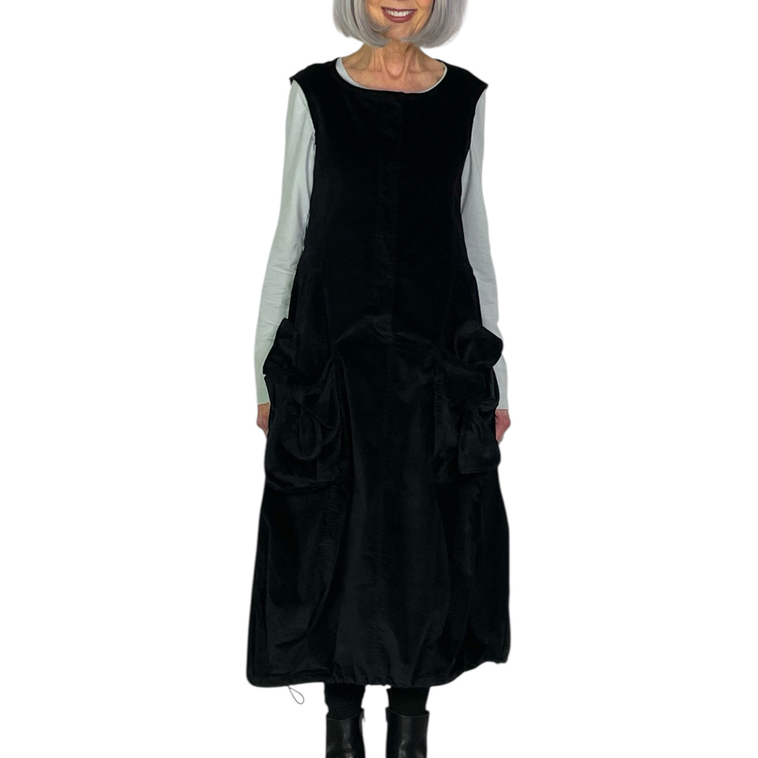 TIE POCKETS DRESS