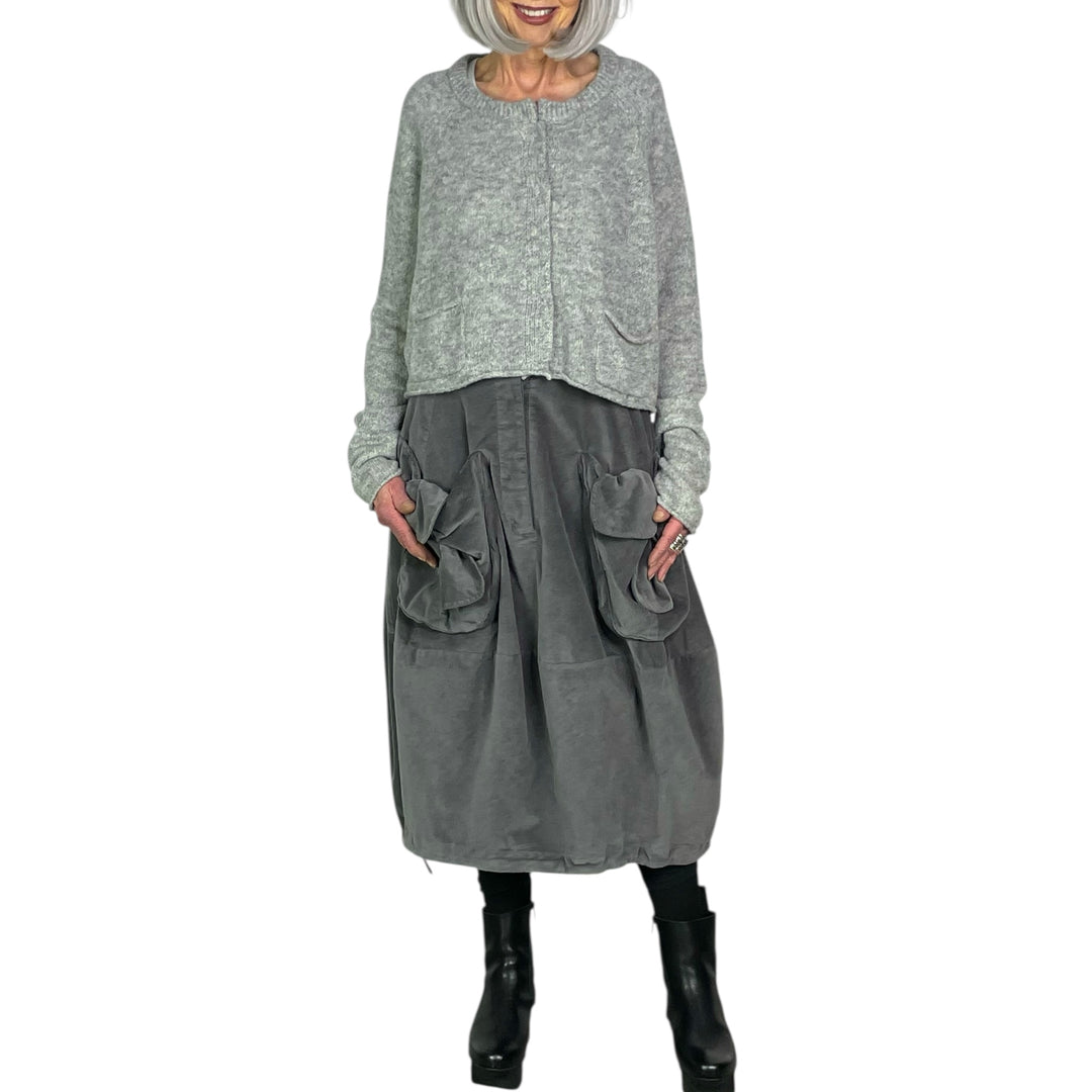 CROPPED CARDIGAN SWEATER
