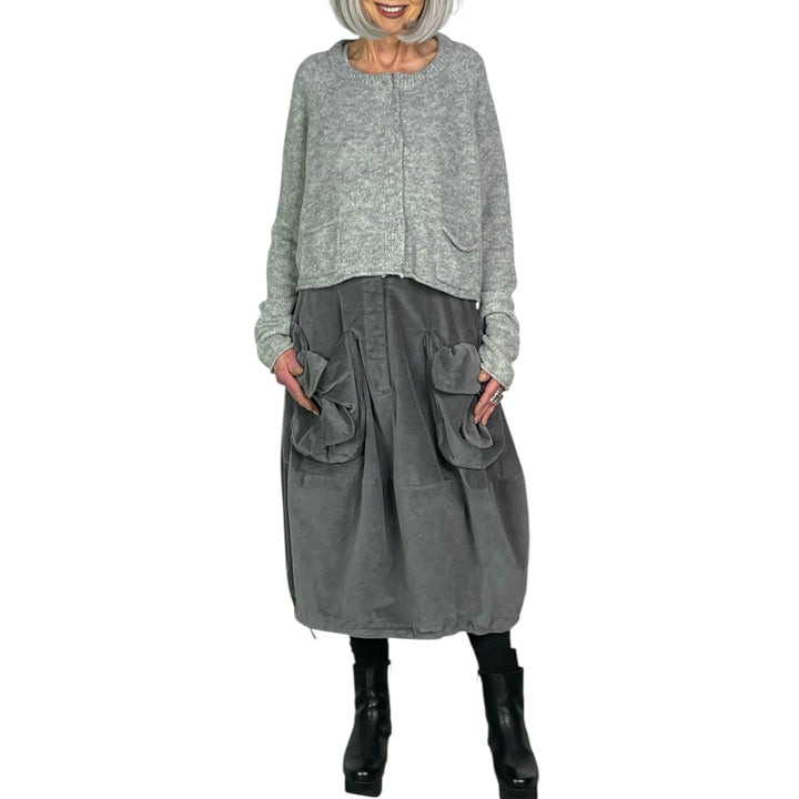 CROPPED CARDIGAN SWEATER