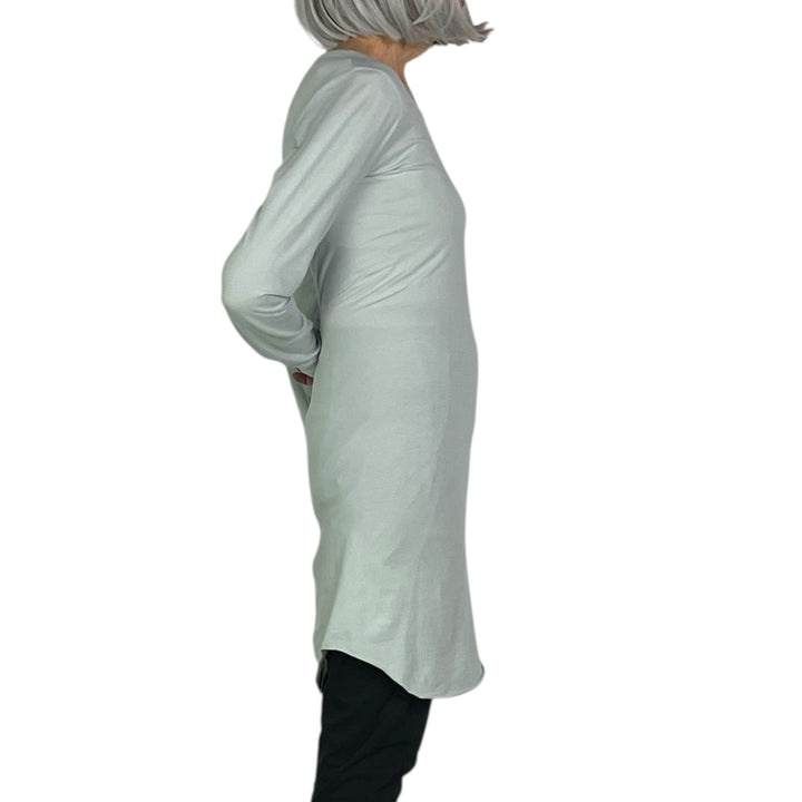 LONG SLIM CREWNECK T-SHIRT