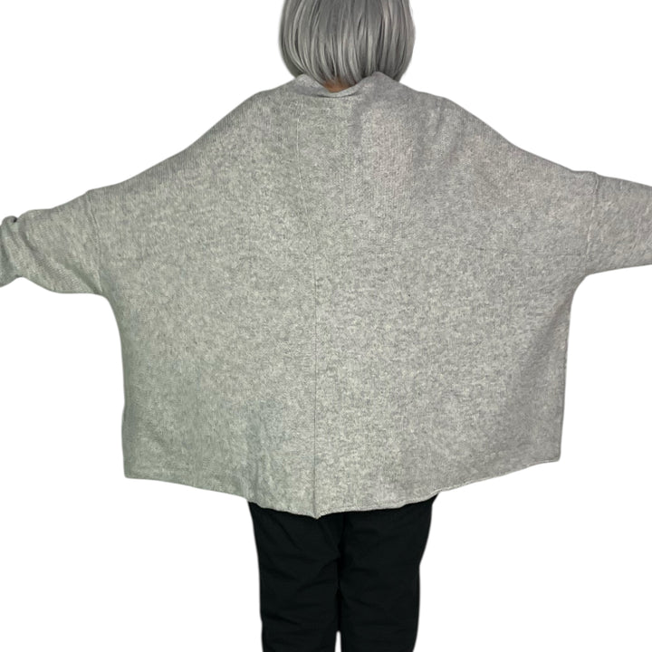 FUNNEL NECK PULLOVER SWEATER