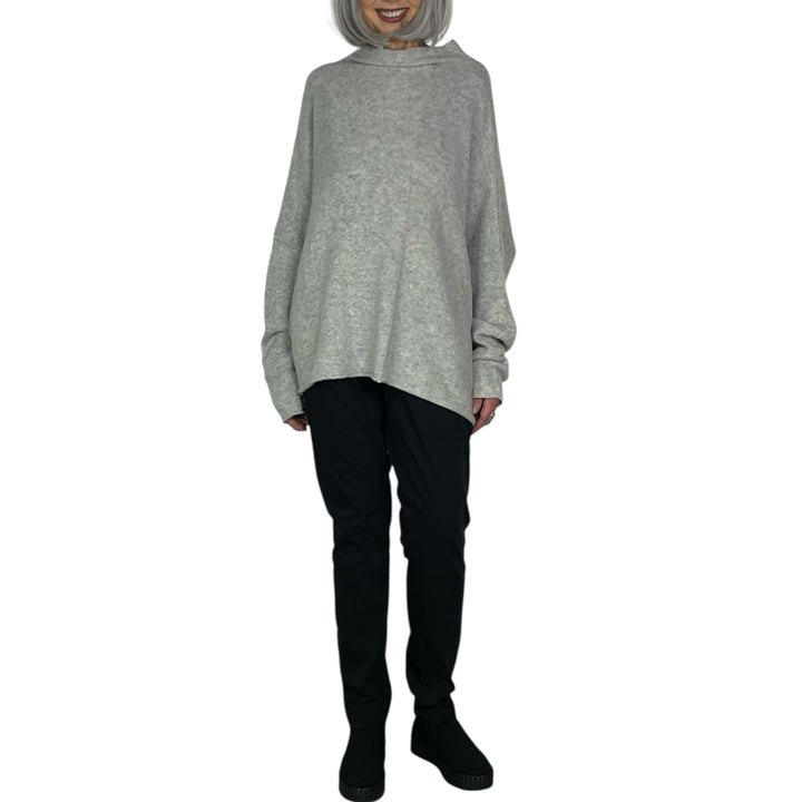 FUNNEL NECK PULLOVER SWEATER