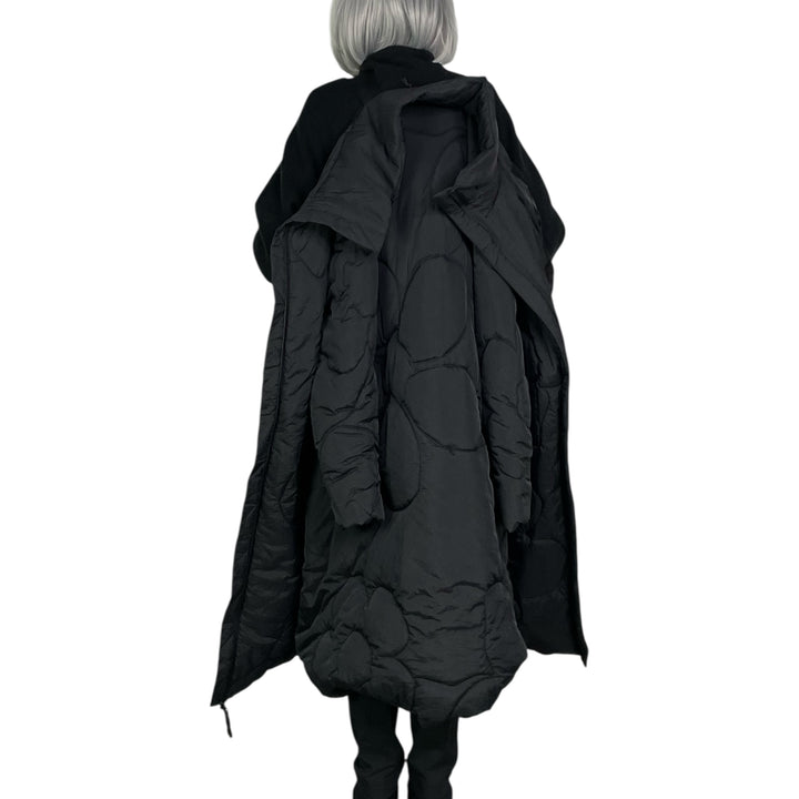 QUILTED PUFFER LONG COAT