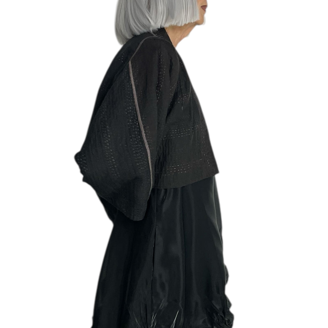 SW PATCH PUFF SLEEVE SHRUG