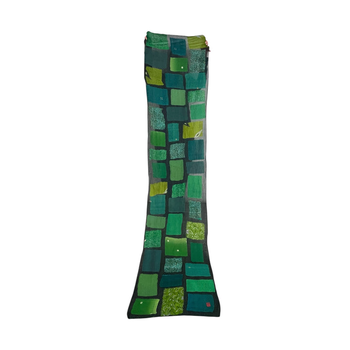 TONAL TILE PATCH SCARF STANDARD