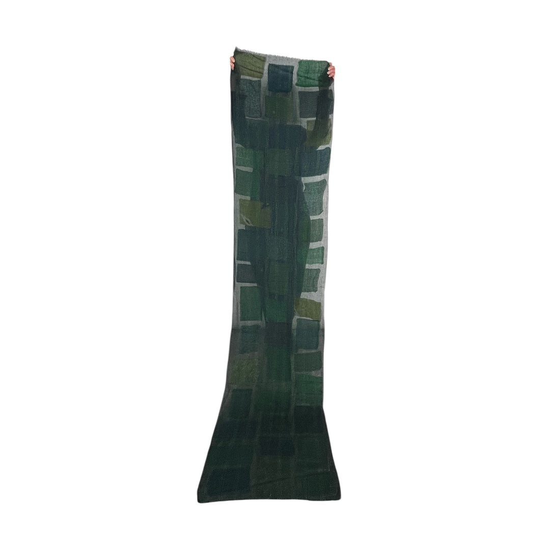 TONAL TILE PATCH SCARF STANDARD