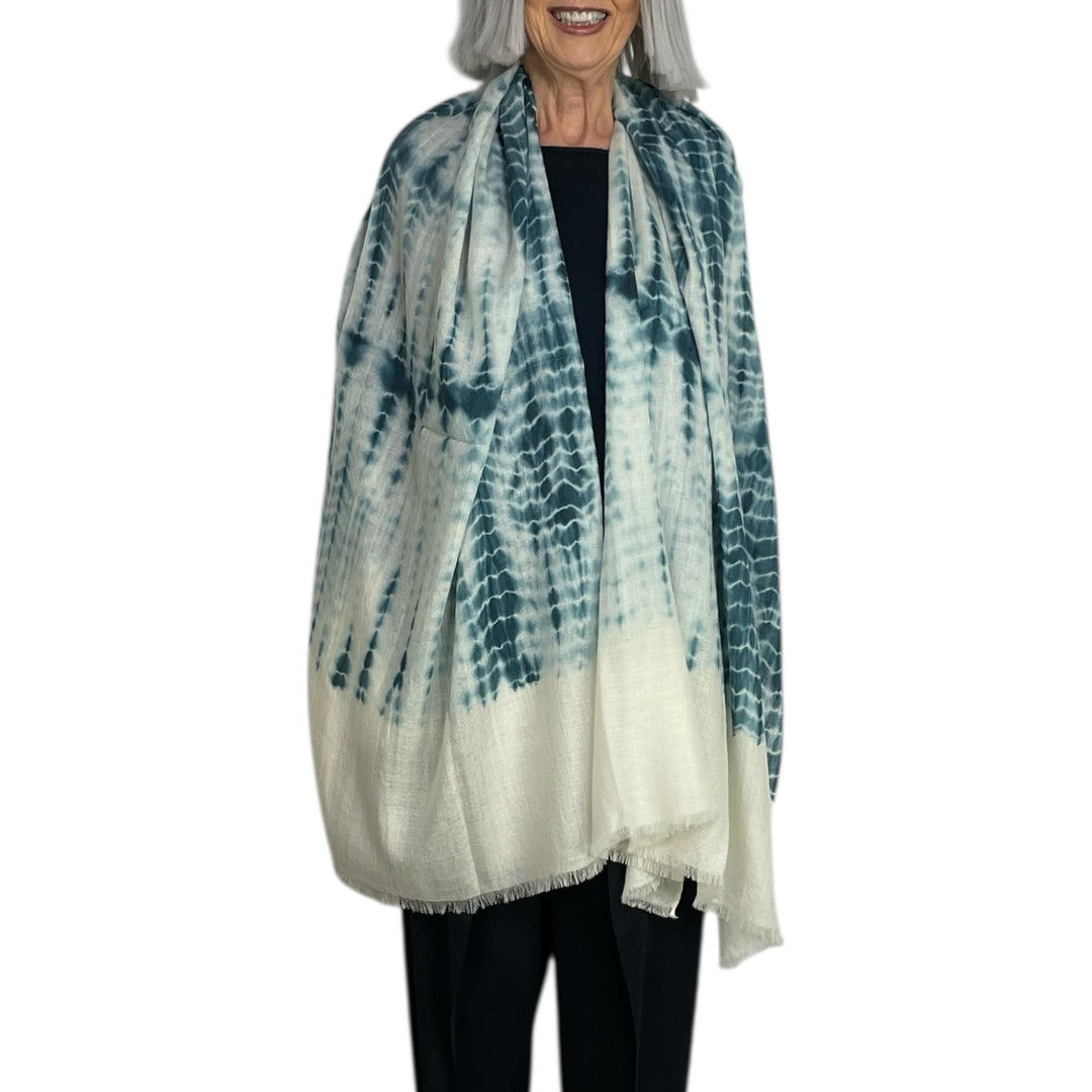 ARASHI TIE DYE MERINO STOLE