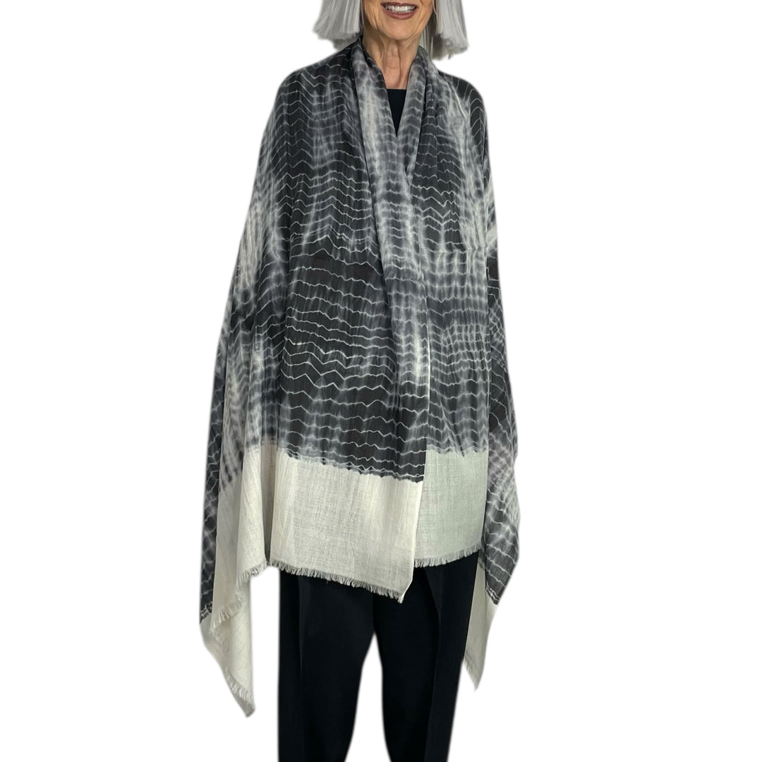 ARASHI TIE DYE MERINO STOLE