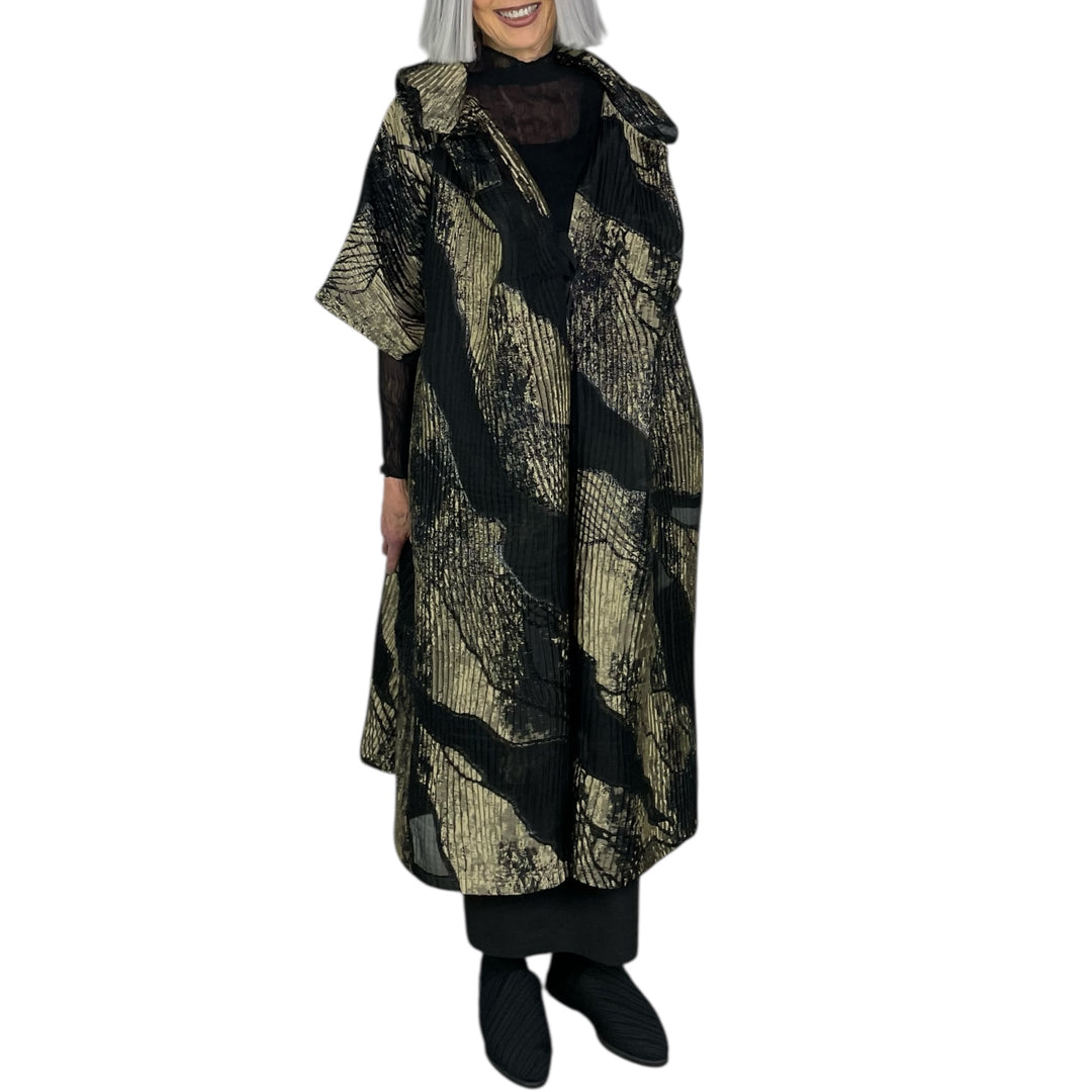 BROCADE KIMONO COAT