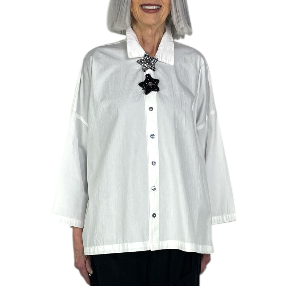 COUTURE STAR BUTTON PATCH