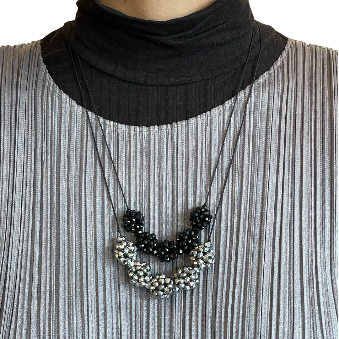 BEADED MARBLES NECKLACE