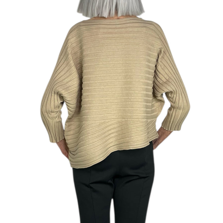 COTTON CASHMERE KNIT TOP