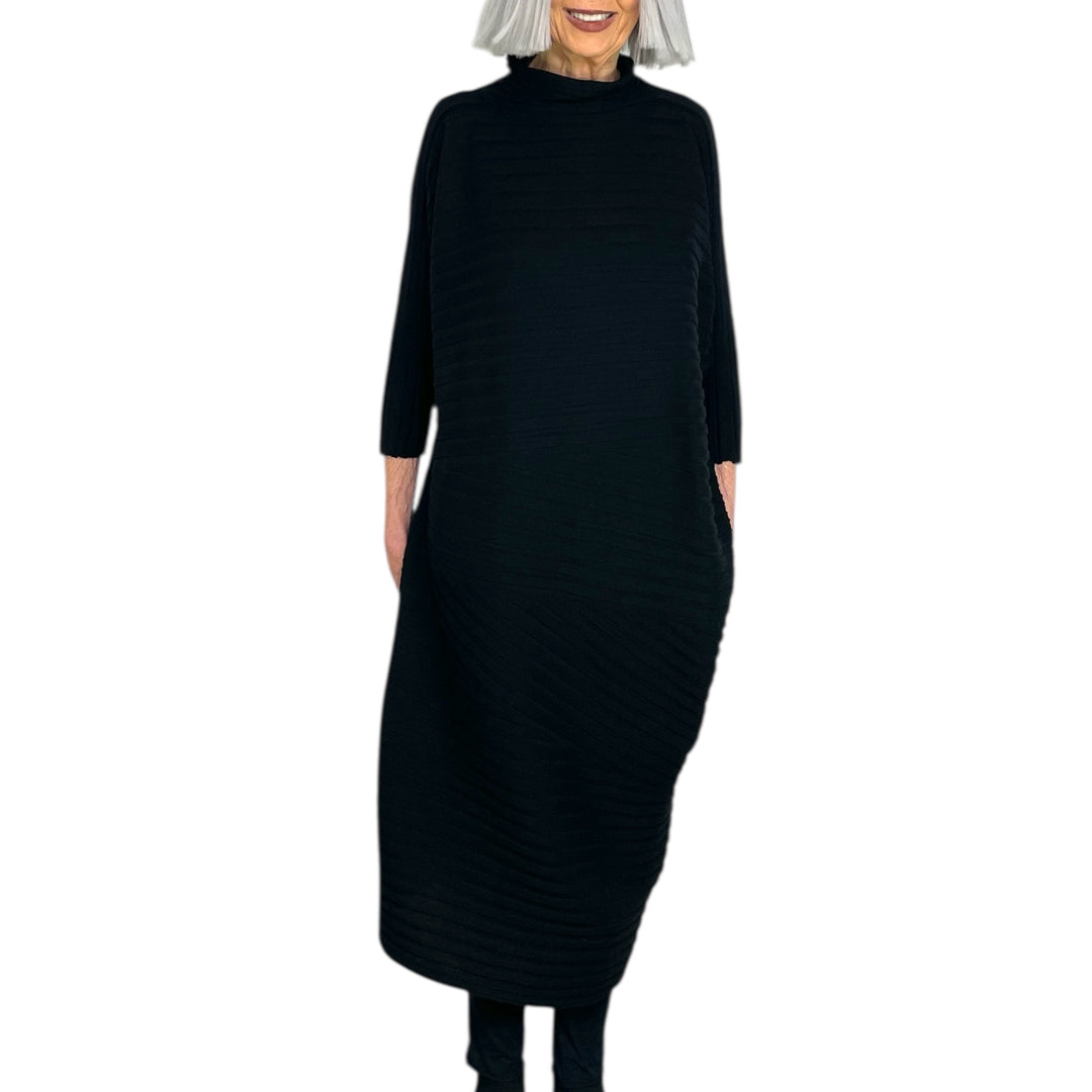 COTTON CASHMERE KNIT DRESS 