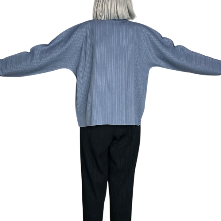 A-POC KNIT HI-NECK TOP