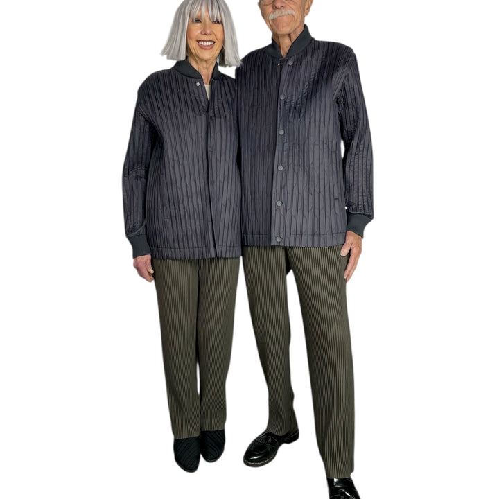 PADDED PLEATS JACKET