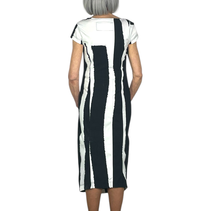 STRIPE PRINT DRESS