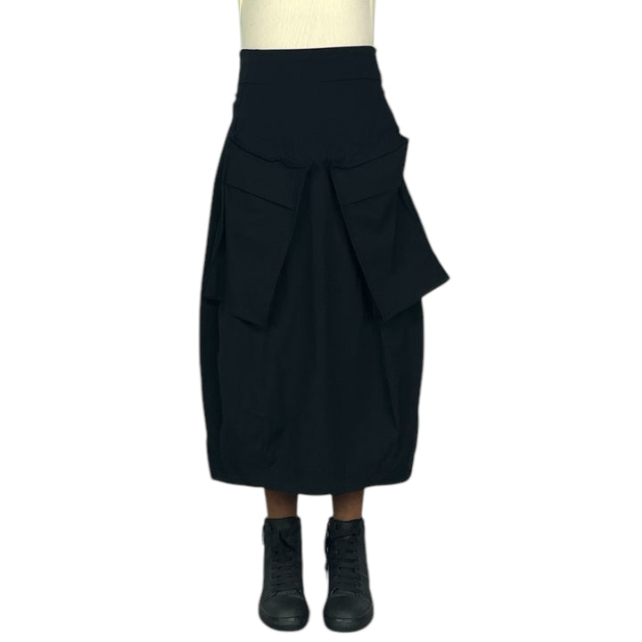 CURVED SKIRT W/CARGO POCKETS