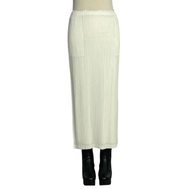 HATCHING PLEATS SKIRT 